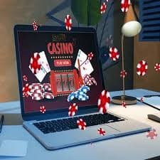rubox casino-style game lobby with slots and table games